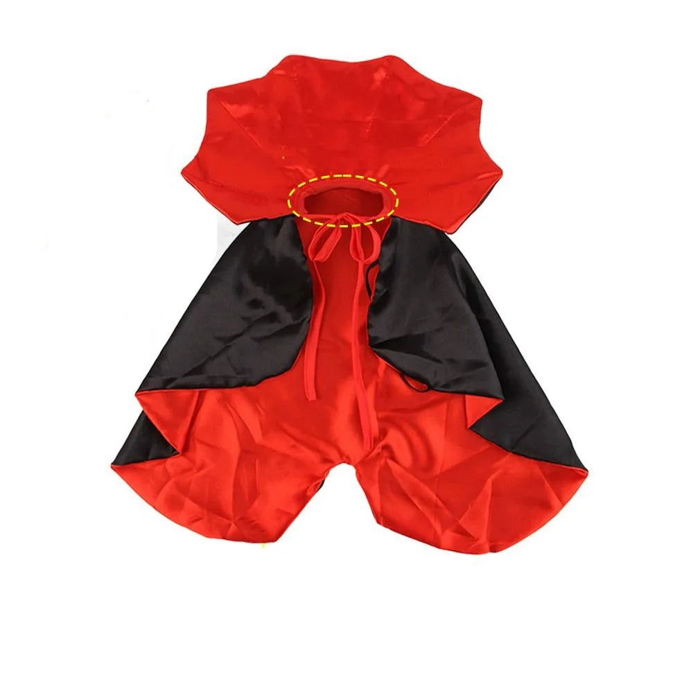 Stand-collar Halloween Pet Costume Comfortable Easy To Wear Cat Cosplay Cloak Pet Supplies Adjustable Dogs Knight Cape Animal