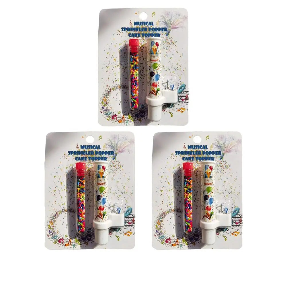 Surprise Candles Happy Birthday Cake Decorated Candles Creative Catapult Candy Effects Decorated Candles