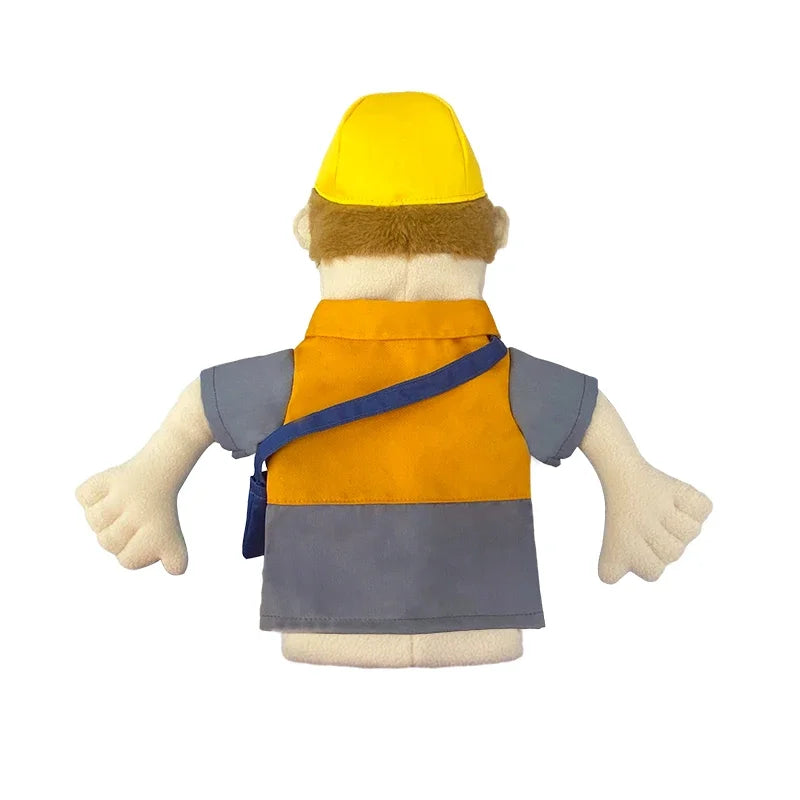Cute Cartoon Profession Series Hand Puppet Plush Doctor Police Officer Nurse Teacher Job Puppet Ventriloquism Doll - Big Tim's Magic Emporium
