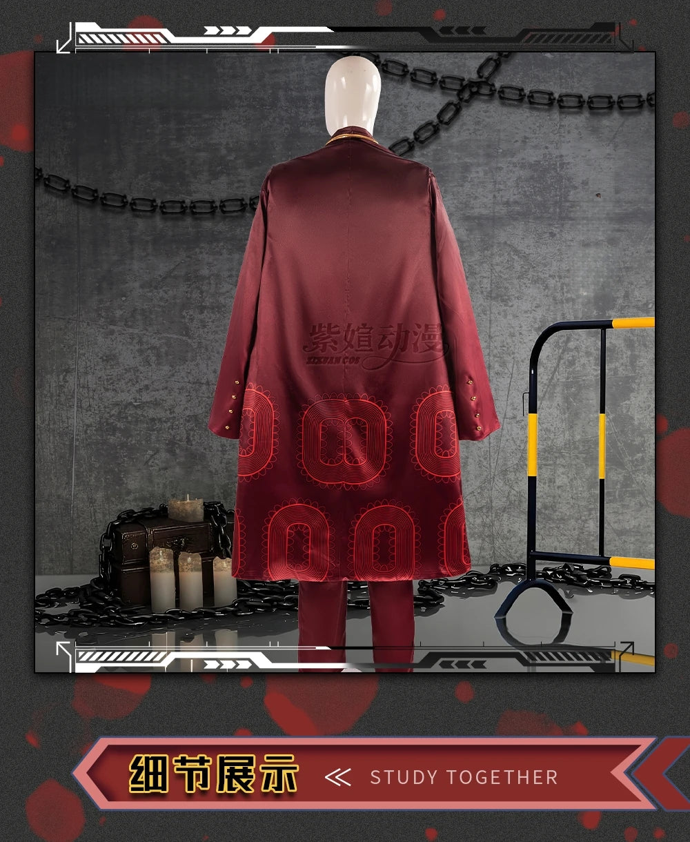 UETEEY COS Lei Heng Cosplay Costume Game Limbus Company Cosplay Clothing Halloween Carnival Uniforms Fancy Suit Custom Made - Big Tim's Magic Emporium