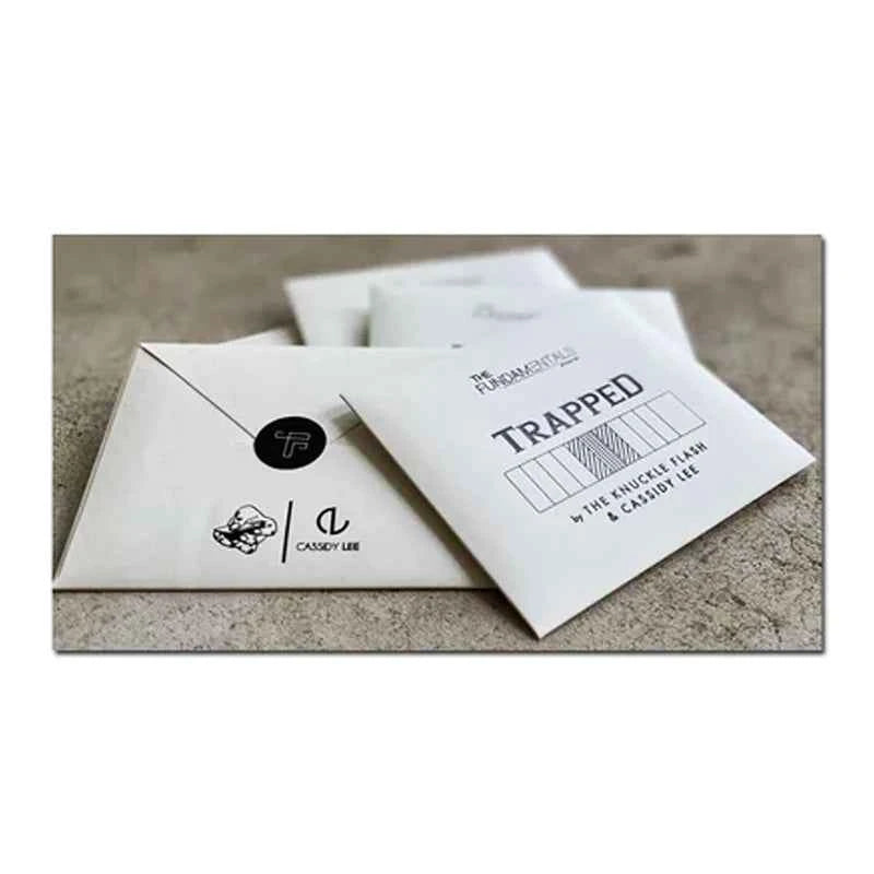 TRAPPED 2.0 (Gimmick Cards) By The Knuckle Flash Ghost Card Magic Tricks Props Poker Magic Show Close Up Magia Illusion Magician