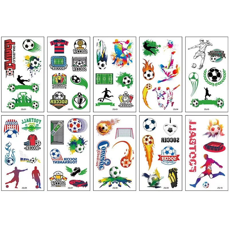 Soccer Party Birthday Party Decorat Slap Bracelets Goodie Bags Keychains Sticker Football Party Supplies Kids Boy Birthday Party
