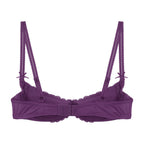 Lace Underwire Half-Cup Push-Up Bra