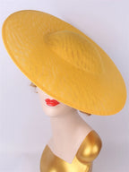 40cm Large Round Sinamay Fascinator Base DIY Millinery Derby Hat Headpiece Mold