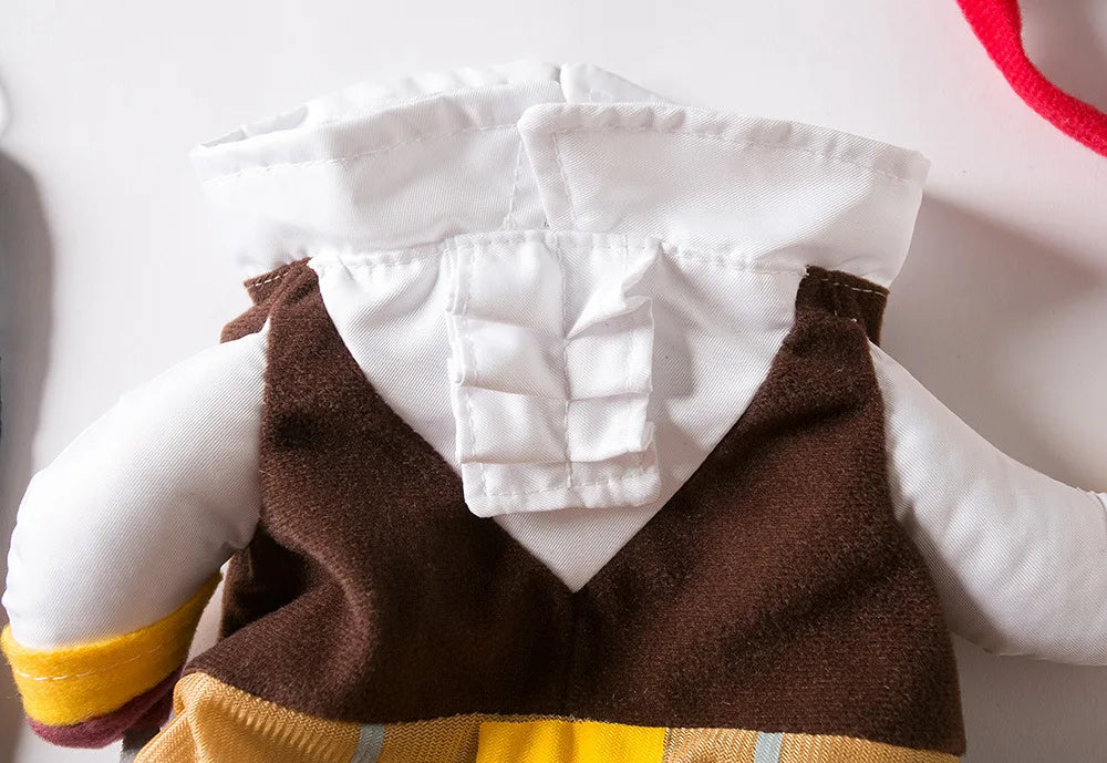 Funny Pet Clothes Pirate Dog Cat Costume Suit Corsair Dressing up Party Apparel Clothing for Cat Dog Plus Hat Pet Dog Costume