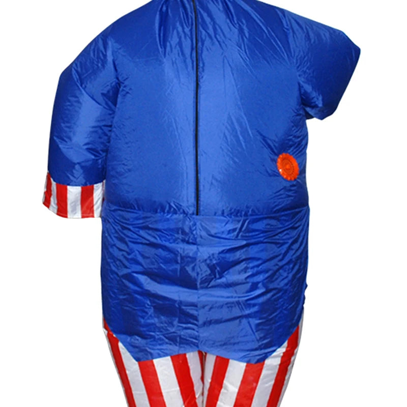 New clown inflatable costume, funny suit, mascot Purim, Halloween and Christmas party Cosplay costume for adults, with multiple - Big Tim's Magic Emporium