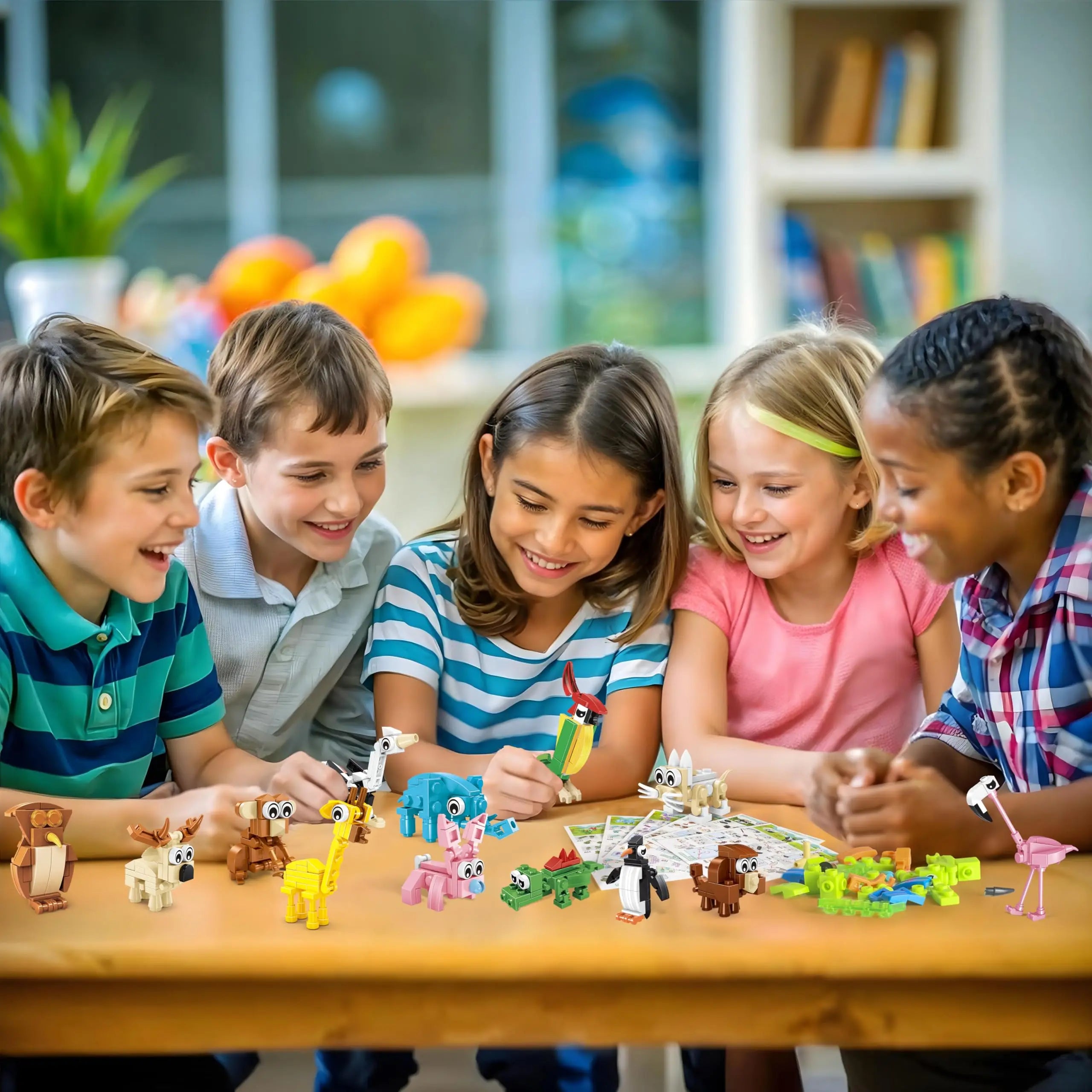 Party Favors for Kids Animals Building Block Toy for Goodie Bag Stuffers Classroom Student Prizes Birthday Gifts for Boys Girls