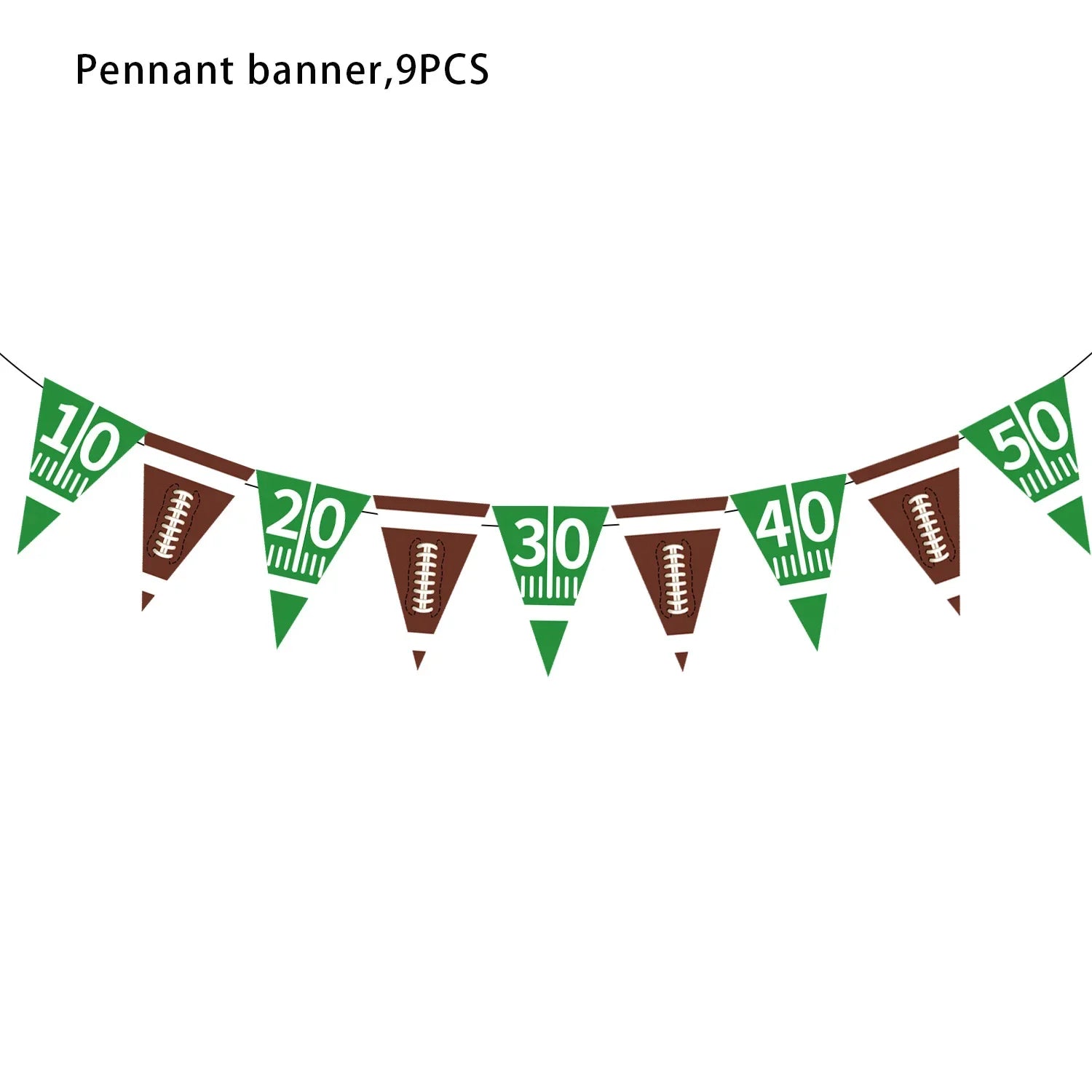 Super Bowl Rugby American Football Children's Birthday Party Paper Decoration Party Supplies Party Supplies Party Decorations - Big Tim's Magic Emporium