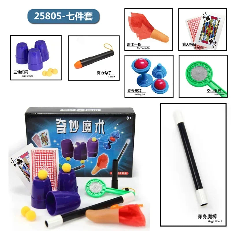 Puzzle Simple Magic Prop Beginners Magic Tricks Kit Set For Kids Exciting Magician Tricks Performance Show Boys Birthday Gifts - Big Tim's Magic Emporium