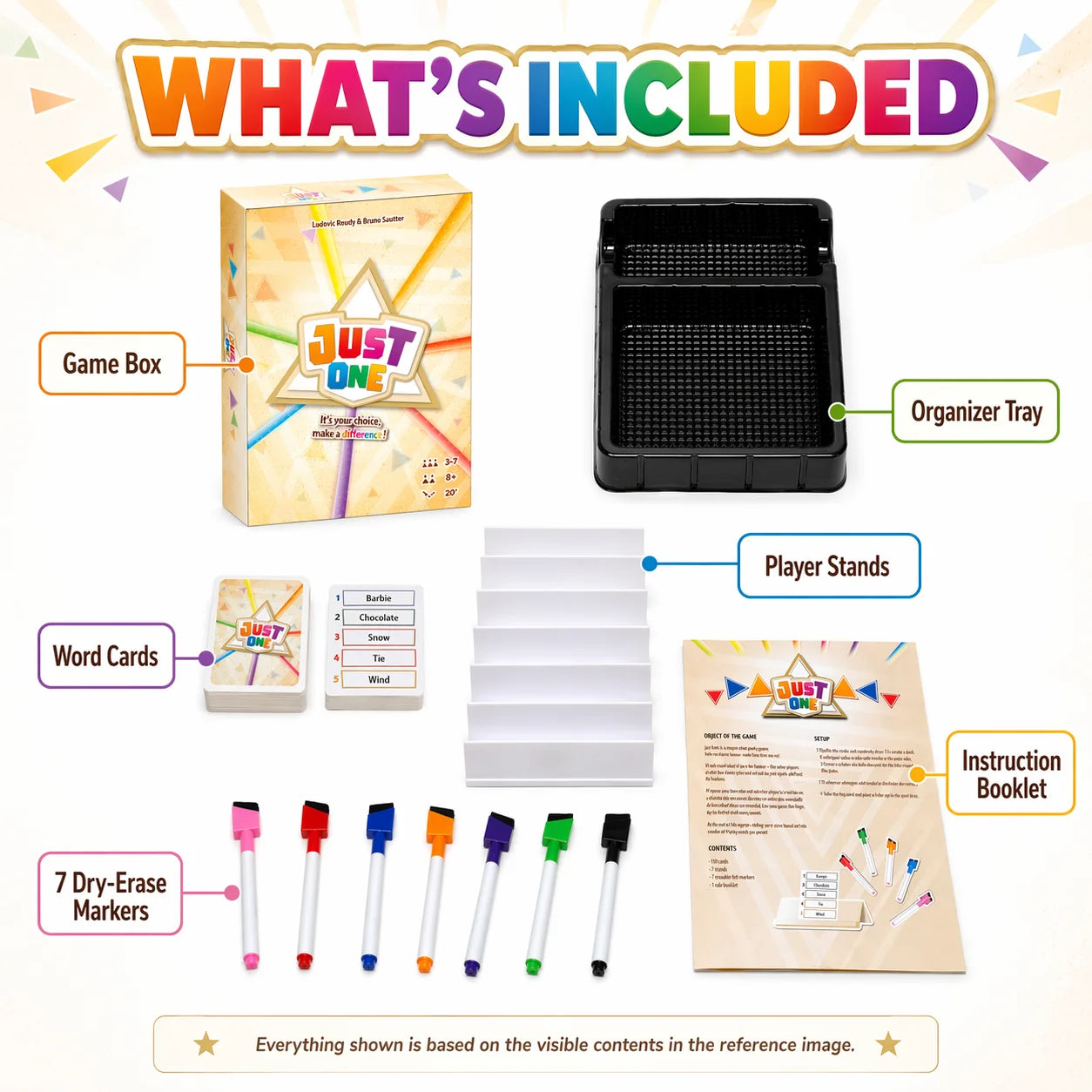 Just One Cooperative Board Game - Party Word Guessing Game for Families & Friends,3-7 Players, Easy to Learn Award Winner - Big Tim's Magic Emporium