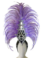 The Stardust Luminary Crown – Lavender & Multi-Tone Samba Carnival Headdress