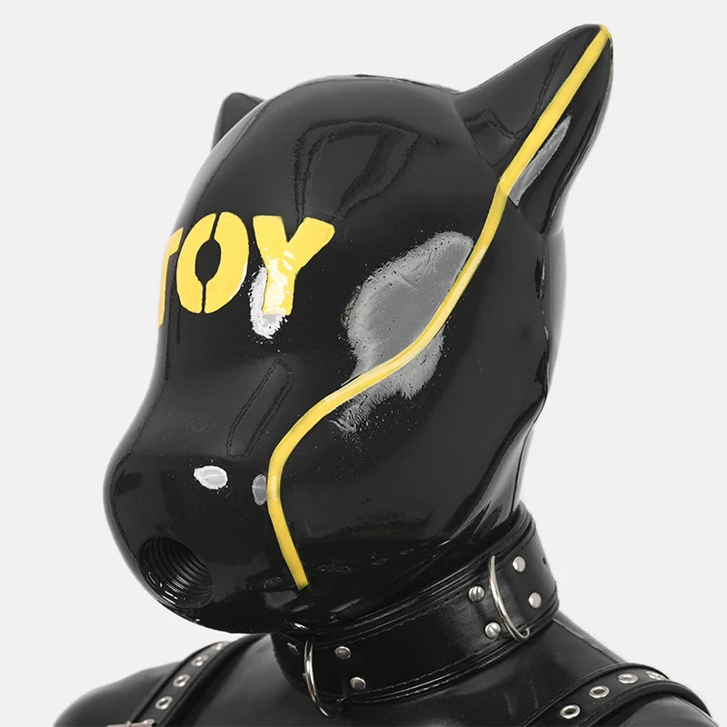Furrjoi IDO Silicone Dog Mask with Patterned Cospaly Costumes Hood Multiple Colors Halloween Face Toys Realistic Equipment - Big Tim's Magic Emporium