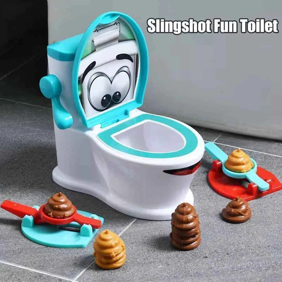 1Set child Poop Toilet Game 〔E〕Funny Toilet Trick Toy Party Game Board Games Flushing The Toilet For Kids Game Gifts〔Winter5〕