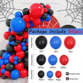 95Pcs/Set Red Black Blue Latex Balloon Chain Kids Boys Gifts Birthday Party Decorations Supplies