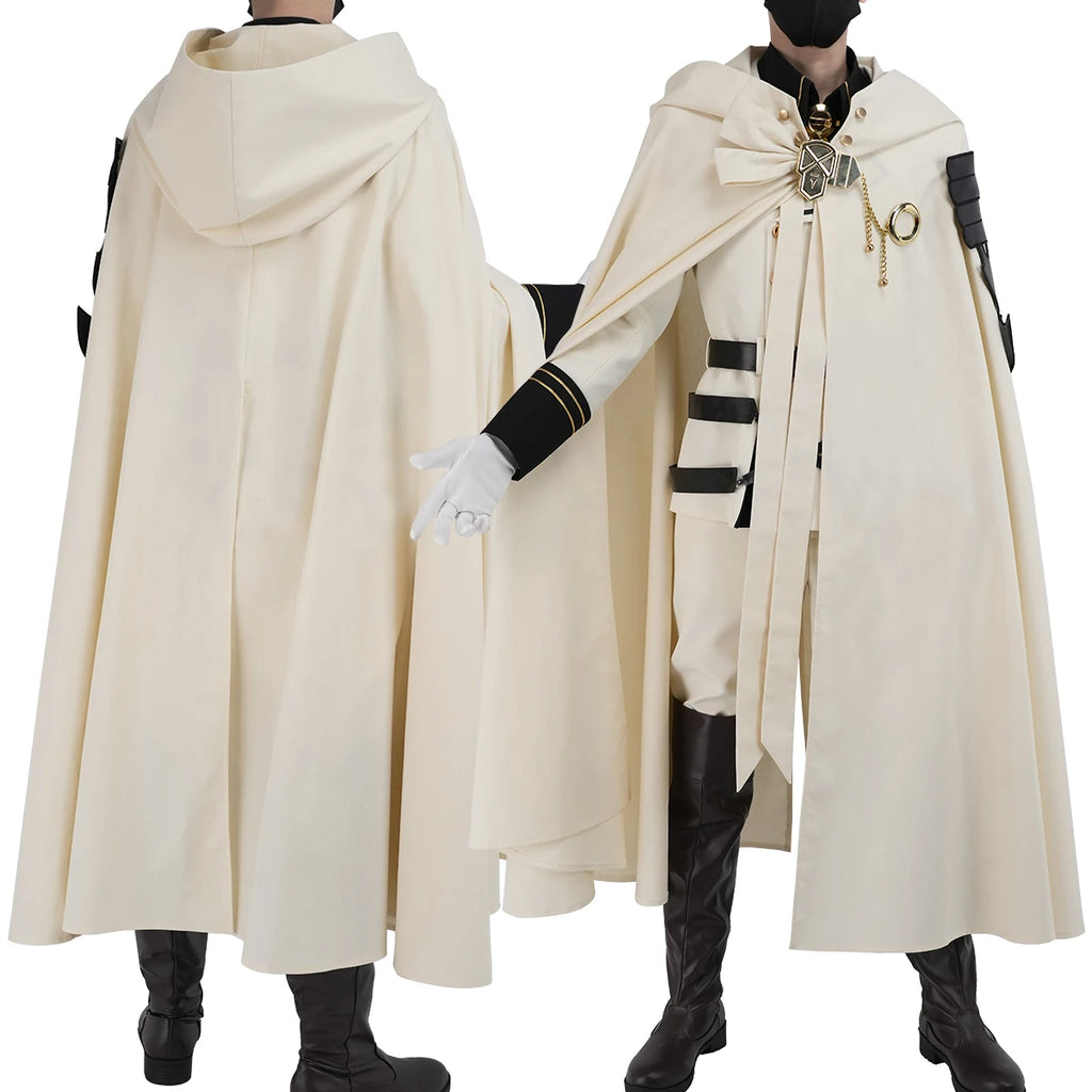 HOLOUN Seraph Of The End Anime Mikaela Hyakuya Cosplay Costume Cloak Jacket Pants Shirt Halloween Christmas Convention - Big Tim's Magic Emporium
