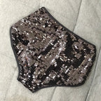 High-Waist Sequin Sparkle Dance Shorts Stage Performance Hot Pants