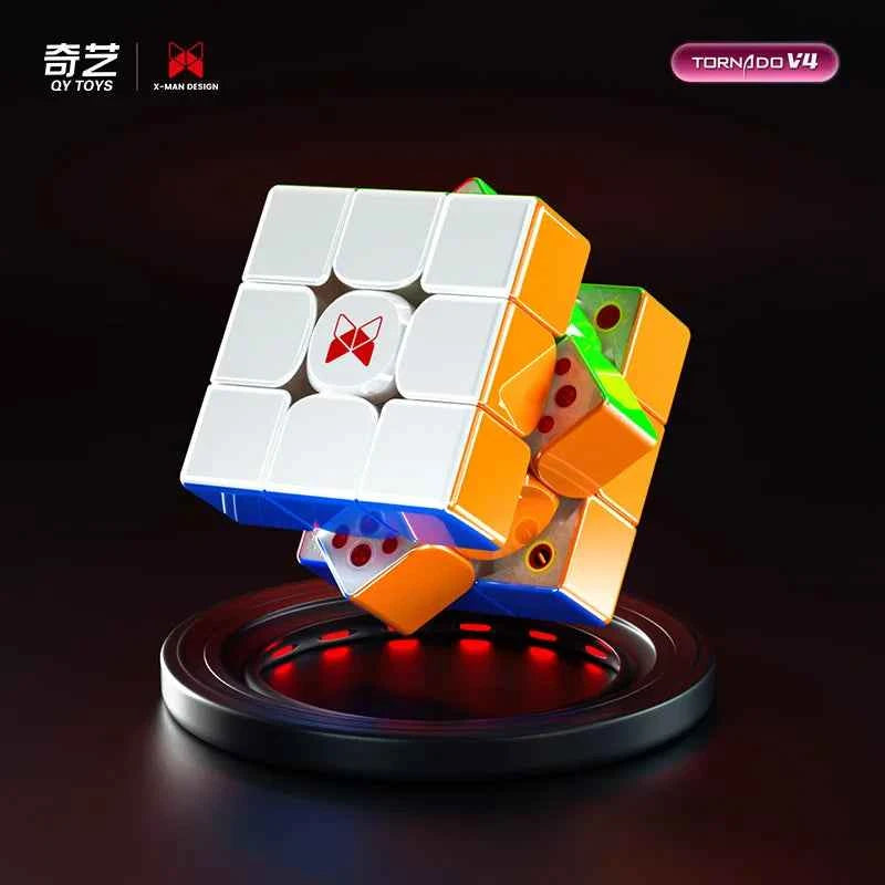 [JudyCube] Qiyi X-Man Tornado V4M Pioneer UV Version Magnetic Magic Speed Cube  Qiyi XMD Tornado V4 M Flagship 3x3x3