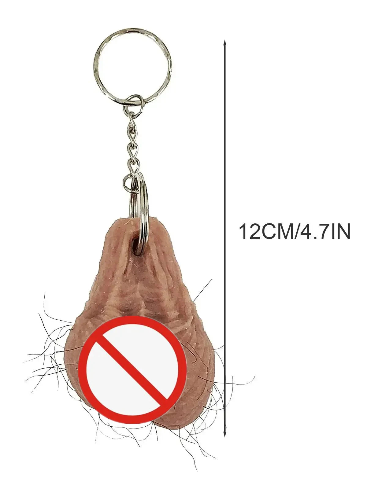Funny Keychain Cute Car Keyrings, Funny Hairy Keyring Key Chain, Best Gag Christmas Birthday Gifts for Men Women Friends - Big Tim's Magic Emporium