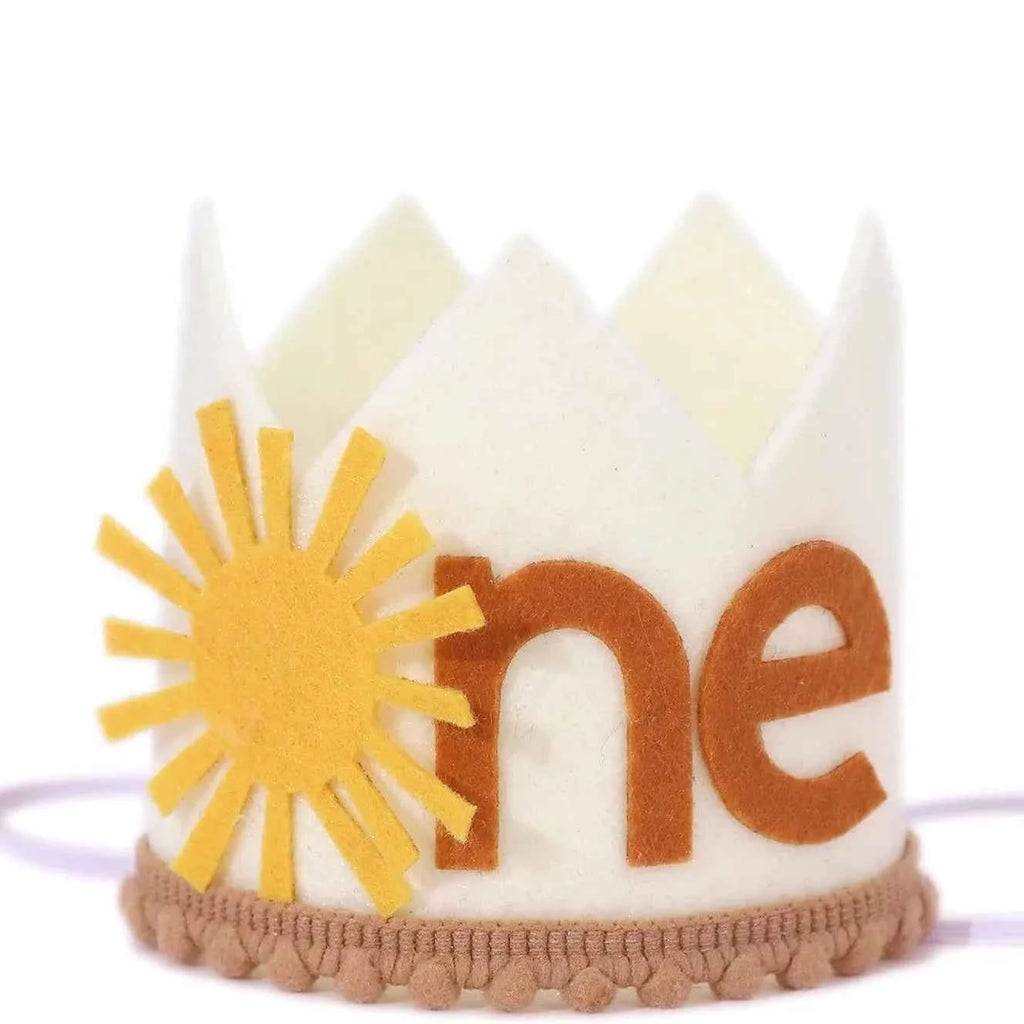 1st Birthday Party Decoration Sun's Birthday Crown Happy Birthday Party Decoration Hat