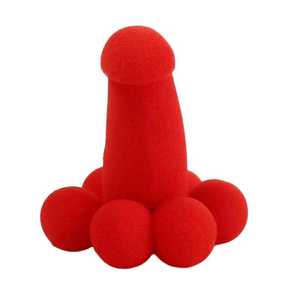 Red Sponge Balls Magic Trick Sponge Funny Gadgets Gimmick Small Sponge Brother Performing Magic Prop Magic Red Sponge