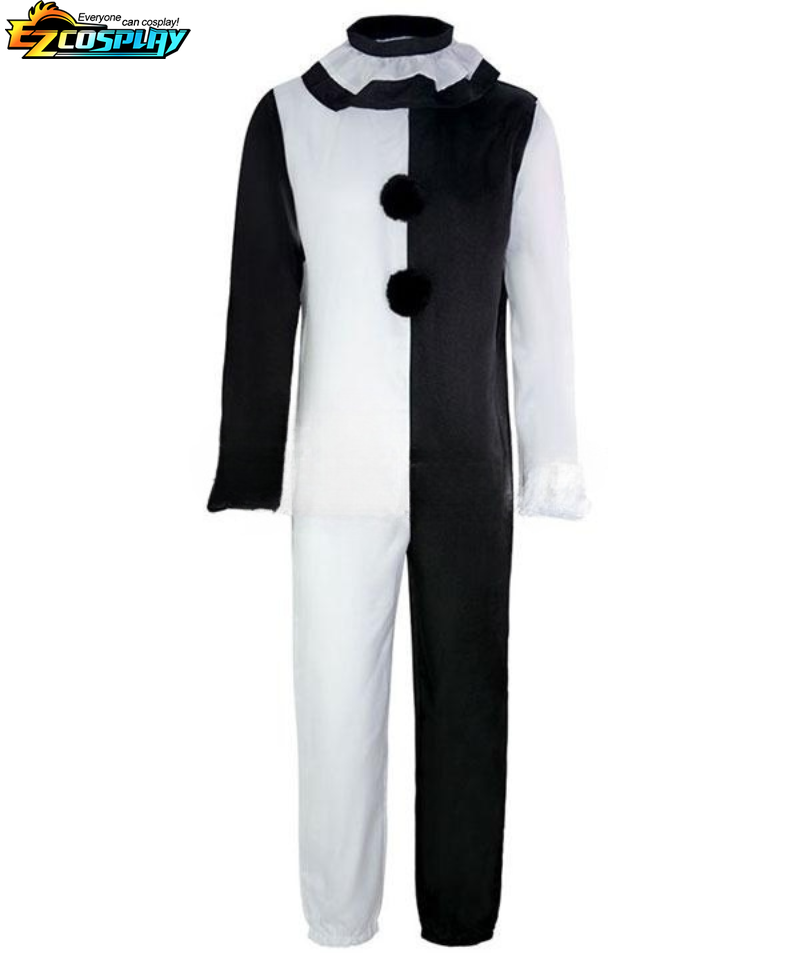 Art The Clown Cosplay Movie Terrifier 2 Art The Clown Cosplay Costume Jumpsuit Mask Halloween Costumes Mask for Men Women - Big Tim's Magic Emporium