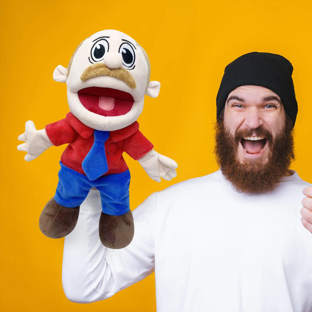 Cartoon Hand Puppet Toy Jeffys Zombie Boy Puppet Brinquedo Kawaii Stuffed Animal Jeffy Puppet Family Real Sml Doll Birthday Gift - Big Tim's Magic Emporium