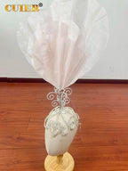 The Stardust Empress Blossom – Deluxe Crystal & Feather Carnival Headpiece Hair Jewelry
