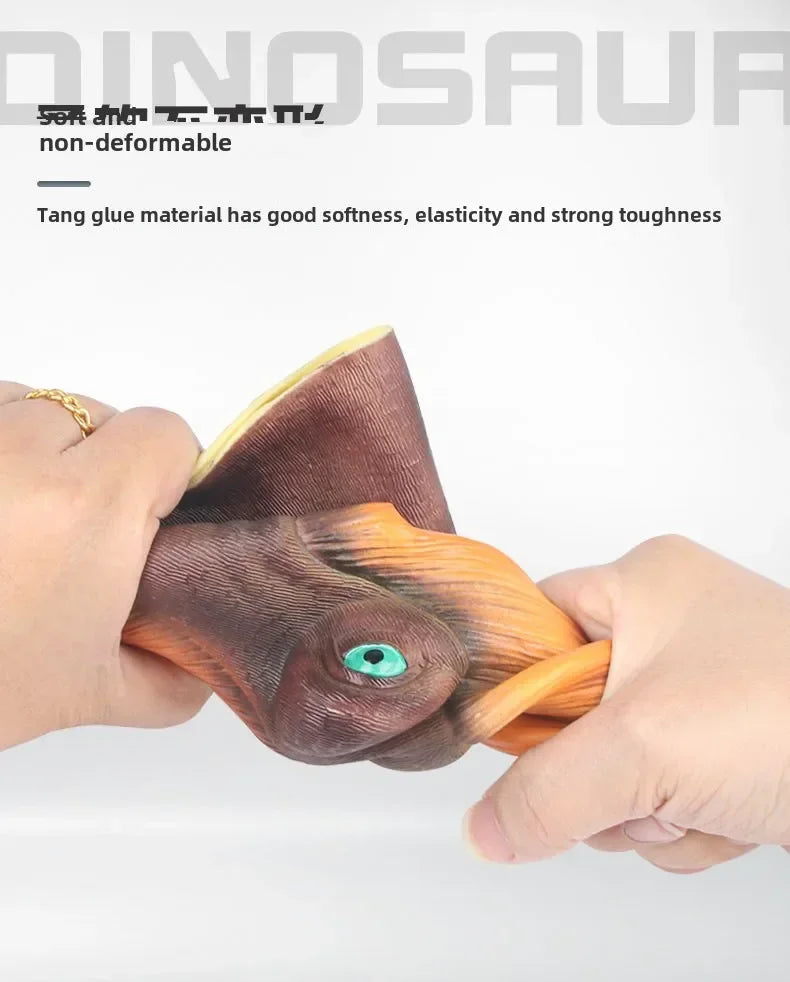 Hand Puppets Dinosaur head Model Toy T-Rex Dino Park Dolls Dinosaur Worlds Soft Toy for Gifts - Big Tim's Magic Emporium