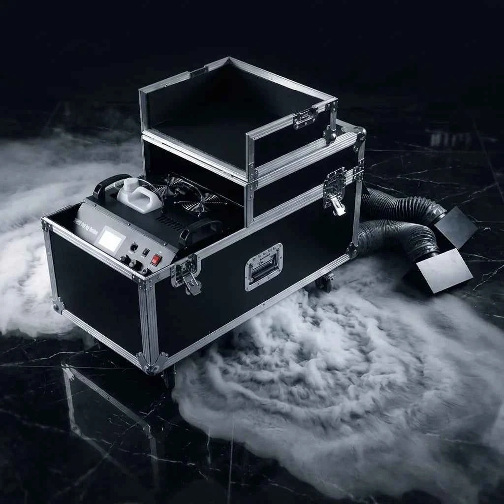 Water mist machine, stage smoke machine, wedding props, floor smoke machine, bar high-power smoke sprayer