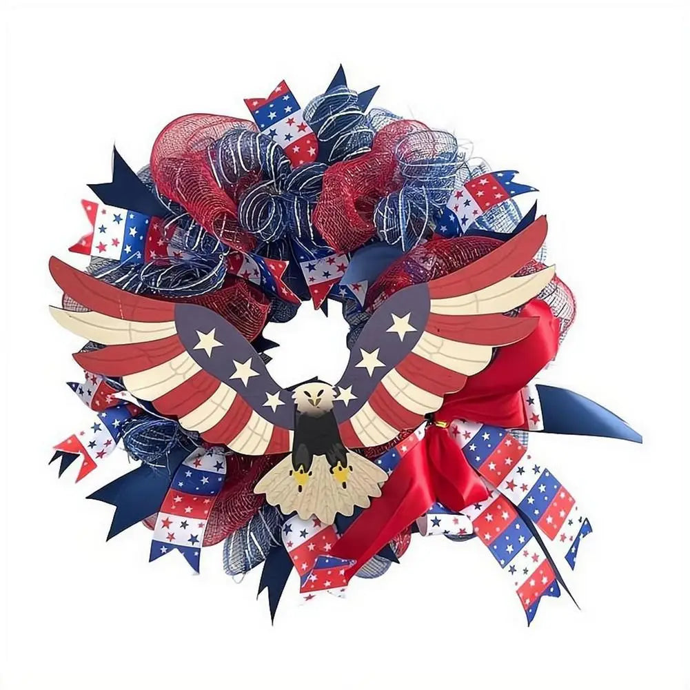 Anniversary Garland Independence Day Decor July 4Th Indoor Outdoor Door Wall Decoration Festival Home Hanging Gifts Ornament