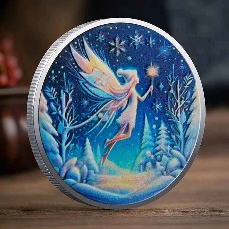 1pc Tooth Fairy Teeth Commemorative Coin Teeth Change Collectible Coin Medal Gifts for Kids Lucky Challenge Coin Party Gifts
