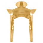 Metallic Shoulder Armor Shrug Crop Top & Sleeves Futuristic Pauldron Stage Costume