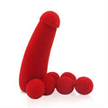 Red Sponge Balls Magic Trick Sponge Funny Gadgets Gimmick Small Sponge Brother Performing Magic Prop Magic Red Sponge