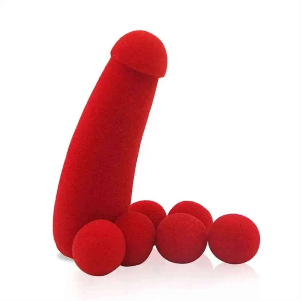 Red Sponge Balls Magic Trick Sponge Funny Gadgets Gimmick Small Sponge Brother Performing Magic Prop Magic Red Sponge
