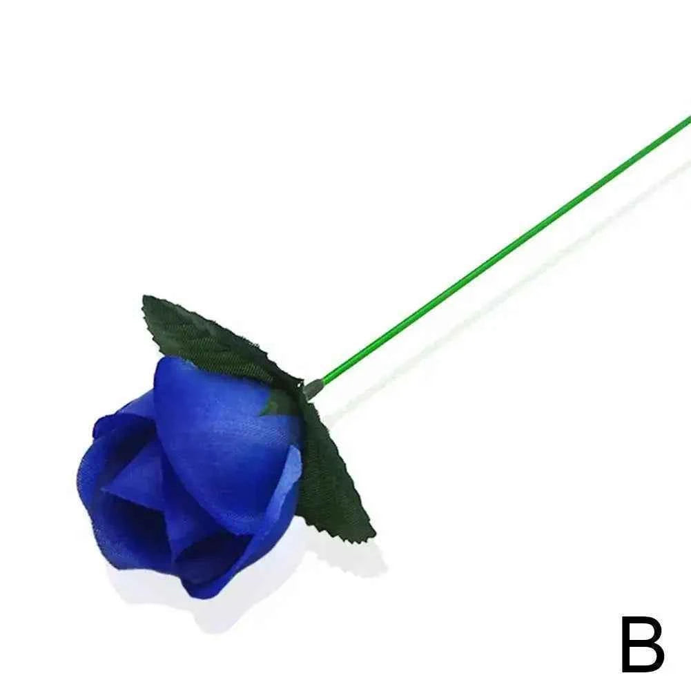 Romantic Fire Rose Magic Trick Prop Torch to Rose Magic Gimmick Stage Performance Magic Toy Valentine Day Proposal Magic Props