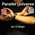 Magic Tricks Parallel Universe by J.C Visual Card Endless Change Color Change Magia Close up Gimmicks Mentalism Illusions Props
