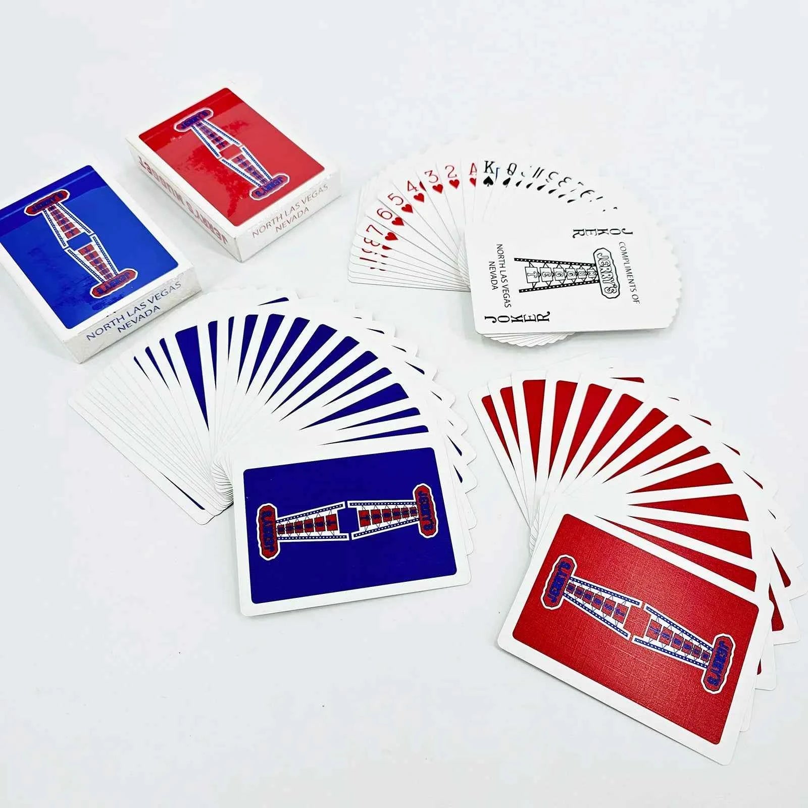 Jerry's Nugget Playing Cards Poker(Red/Blue) Poker Deck Magic Tricks Close Up Illusion Gimmick Prop Mentalism Comedy Magia Funny