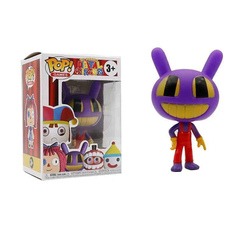 6 amazing POP figurines with magical digital circus figurines, enamel head rotatable children's and adult gifts