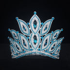 Crystal Bridal Tiara Crown – Vintage Queen Rhinestone Wedding Diadem in Gold or Silver
