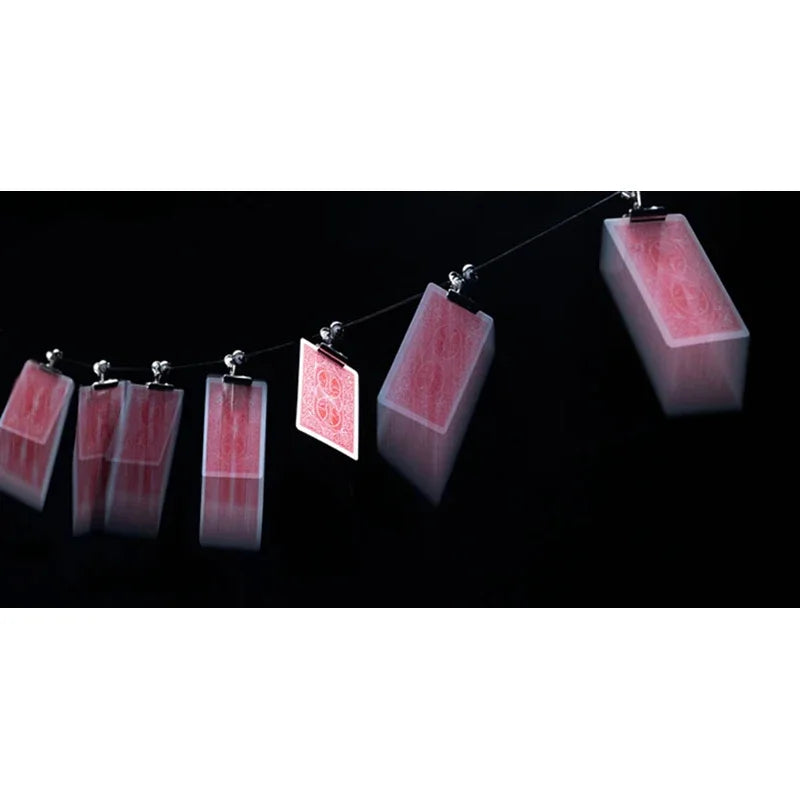 Gravity Clips Magic Tricks Close-up Street Illusions Gimmicks Mentalism Mind-Reading with a Visual Climax Card Prediction Magia