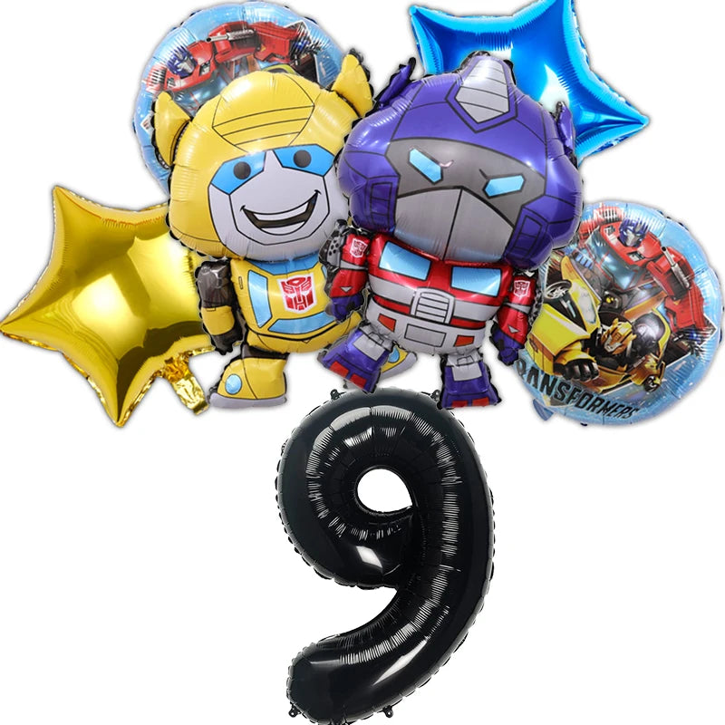 Transformers Party Favor Transformer Birthday Party Decorations Party Supplies Balloons Tablecloth Cups Plates Baby Shower Gifts - Big Tim's Magic Emporium