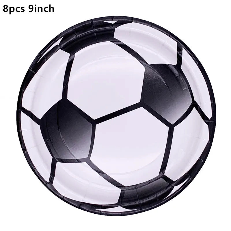 108*180cm Football Tablecloth Party Supplies Disposable Plate Tableware Party Birthday Party Decor Kids Boy Soccer Party Supplie - Big Tim's Magic Emporium