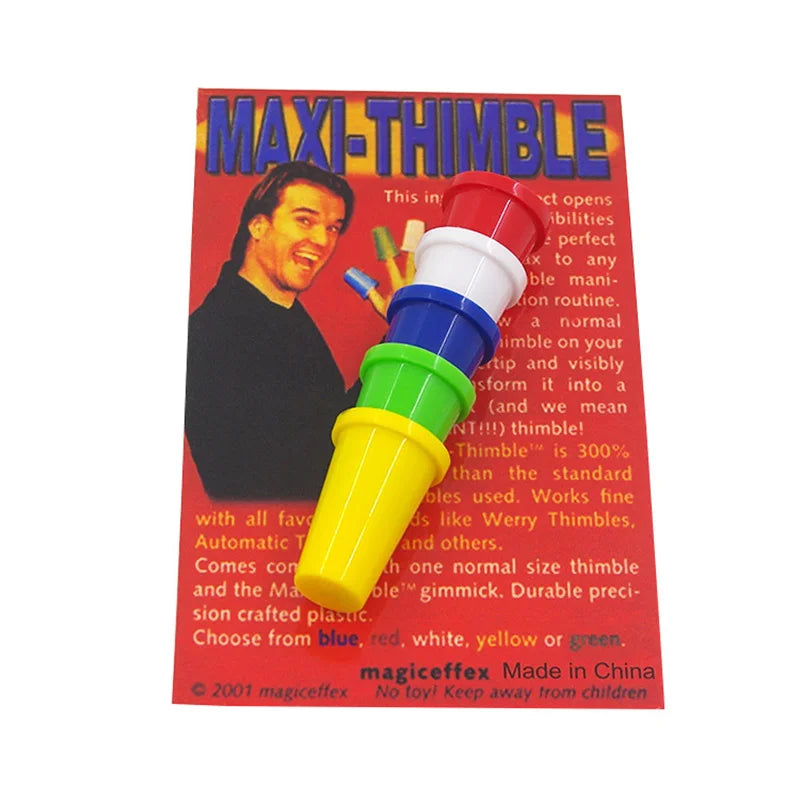 10 Thimbles Magic (6 Colors) Magic Tricks Vanish Penetration Production Effect Magia Accessories Close Up Illusions Gimmick Prop - Big Tim's Magic Emporium