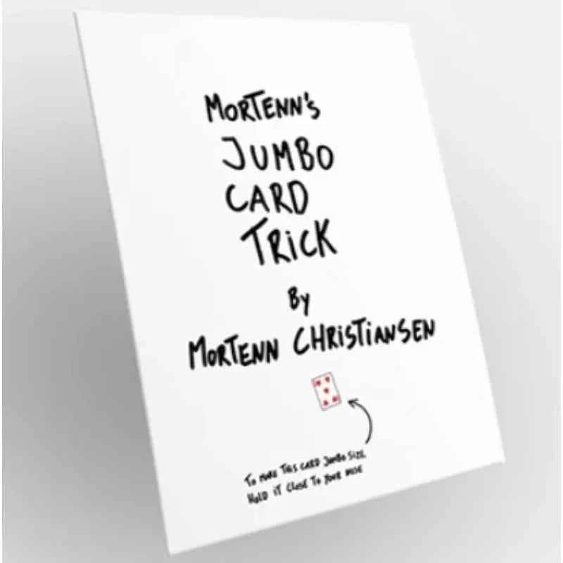 Mortenn's Jumbo Card Trick By Mortenn Christiansen Magic Tricks Gimmicks Close Up Illusion Poker Deck Magic Magia Magician Props