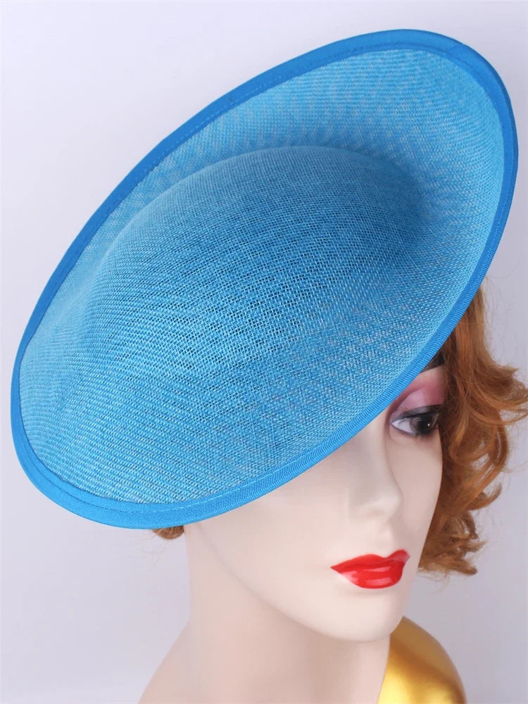 30cm Round Sinamay Fascinator Base DIY Millinery Headpiece Hat Making Blank