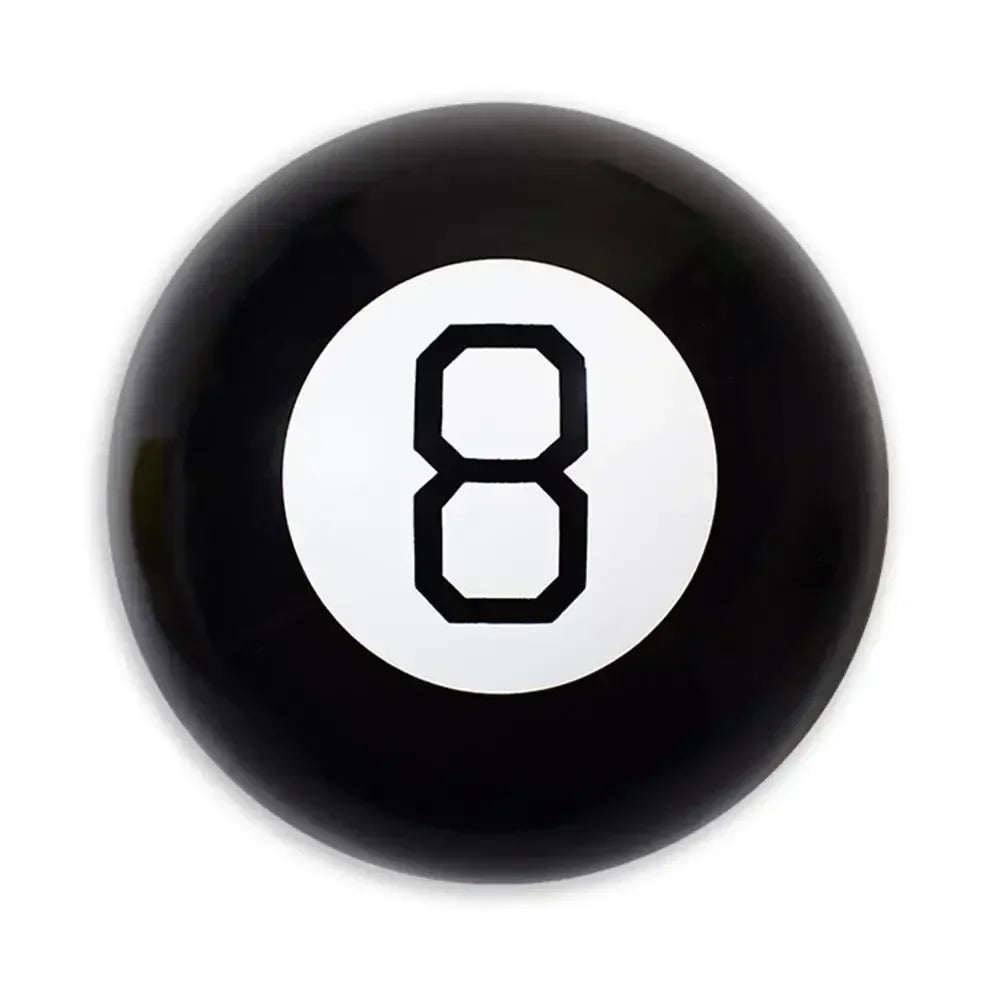 8 Props Ball 10CM Black Magic Ball Black 8 Magic Props New Strange Gift Toys For Children Adults Party Game magic tricks - Big Tim's Magic Emporium