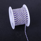 The Stardust Pearl Stream – Premium Silver Base Glass Rhinestone & ABS Pearl Cup Chain Trim