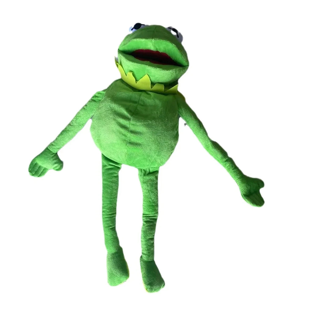 Kermit The Frog Funny Plush Doll Hand Puppet Schoolbag Frog Animal Plush Toy Big Doll Ventriloquist Performance Props For Baby - Big Tim's Magic Emporium