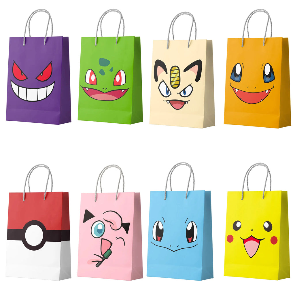 Pikachu Party Favour Bags-24 Pcs Pokemon Pikachu Party Bags for Pikachu Birthday Party Decorations&Pikachu Party Supplies - Big Tim's Magic Emporium
