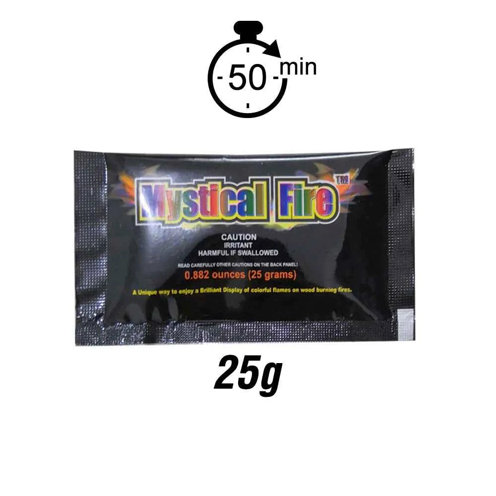 Mystical Fire Magic Tricks Color Flames Powder Bonfire Sachets Fireplace Pit Patio Toy Magician Pyrotechnics Party Glowing Props - Big Tim's Magic Emporium